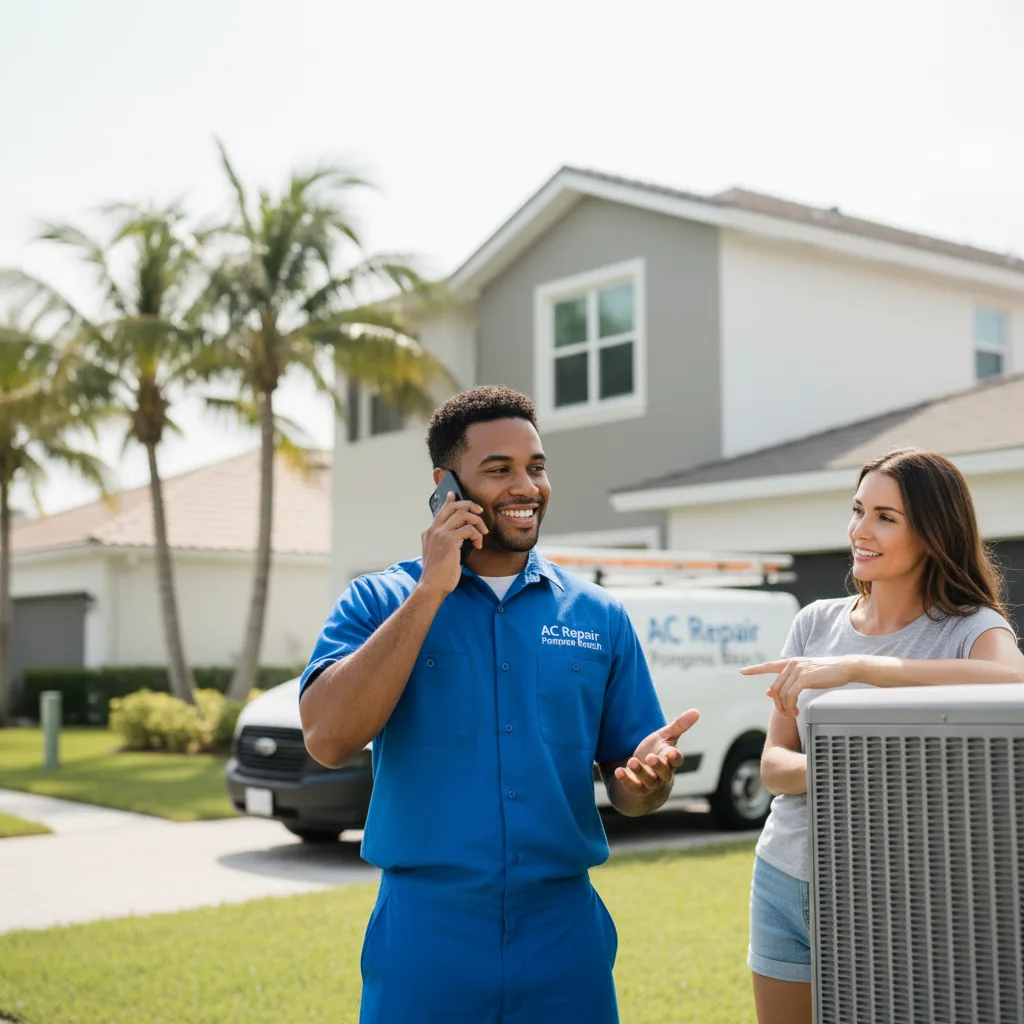 AC Repair Pompano Beach customer support in Hunt